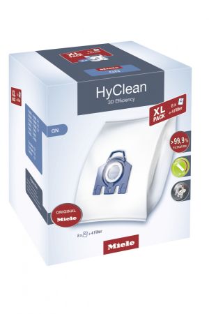 Комплект мешков пылесборников XL GN HyClean 3D Miele купить в Липецке | Всегда в наличии! | Артикул 10455000 | Официальный сайт